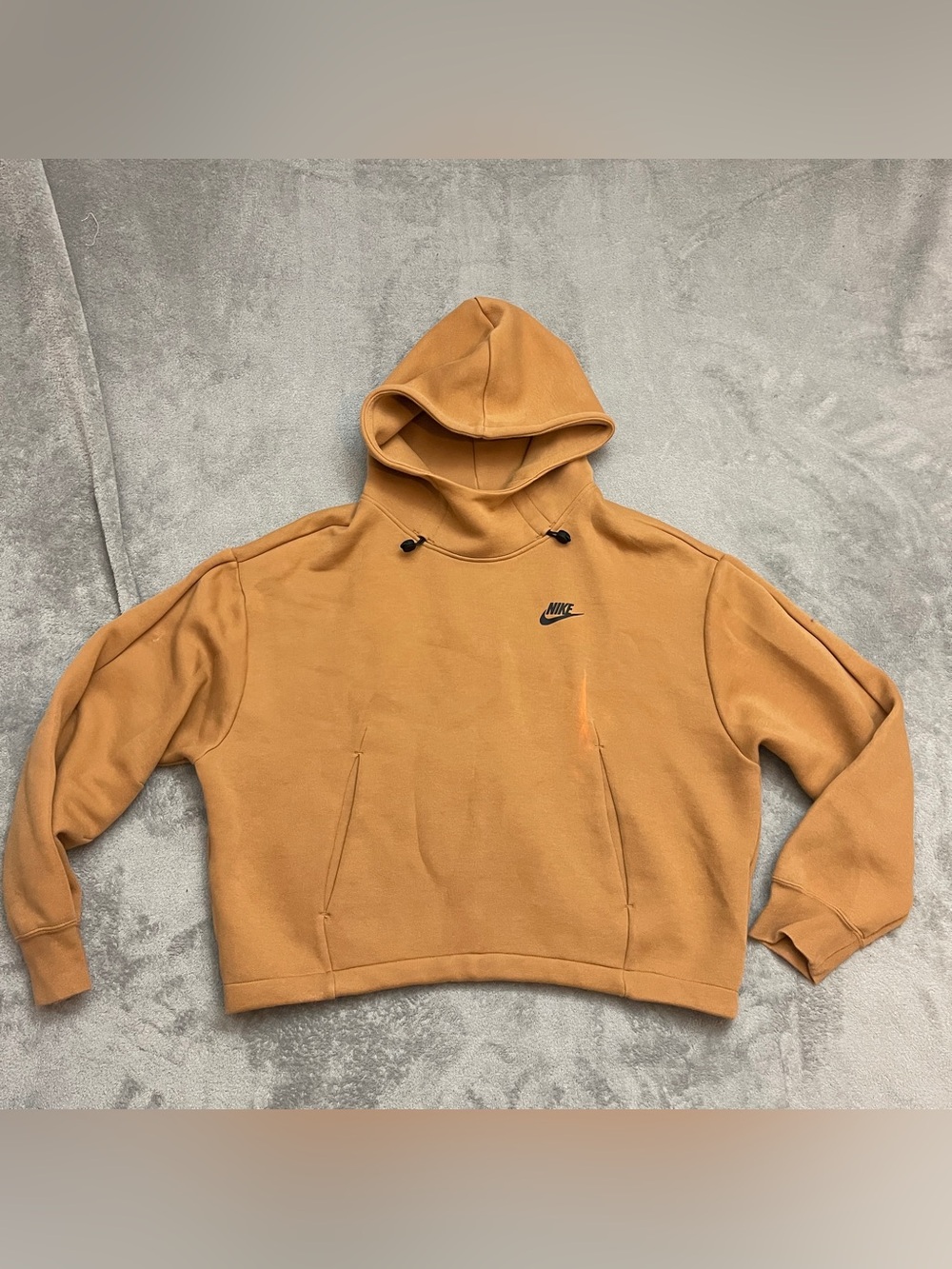 Nike Sportswear Tech Fleece Oversized Hoodie Flax FV6322-224 Women’s Medium